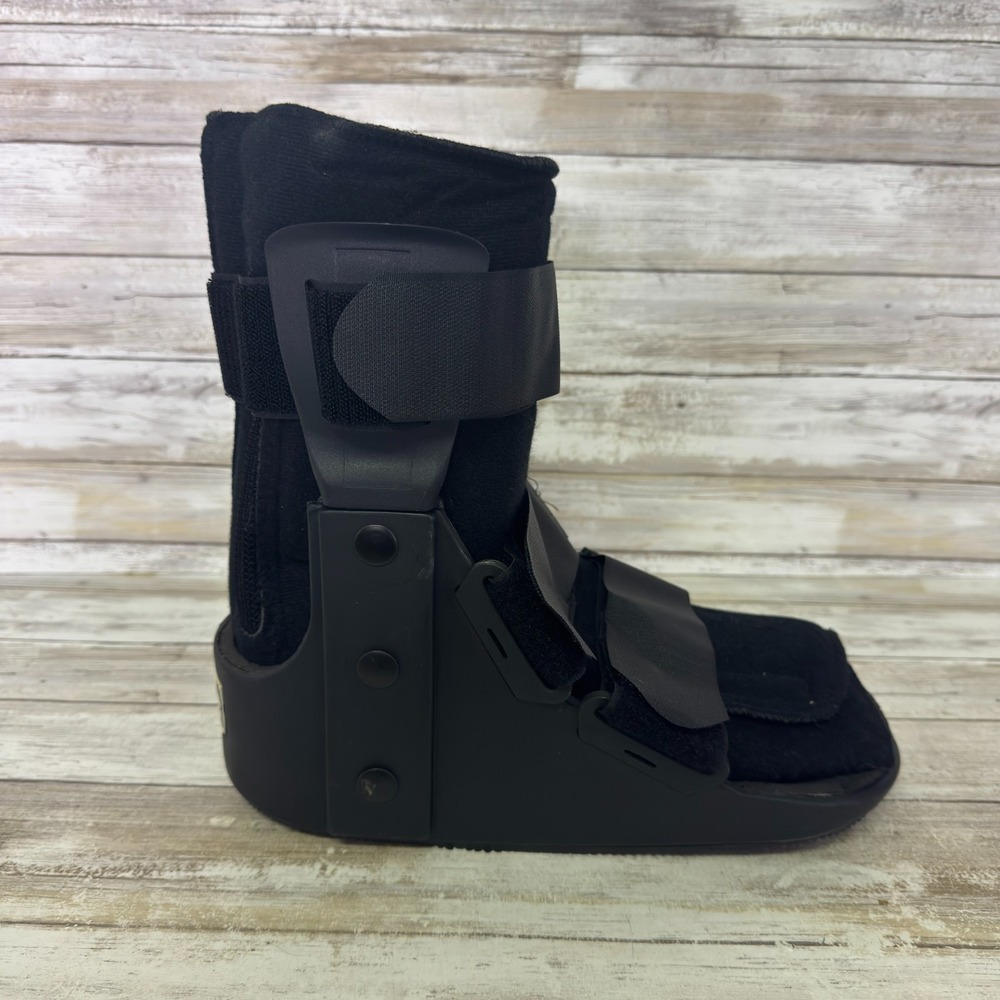Darco FX Pro Walker Boot Short Walking Cast Foot Ankle Support Black Large